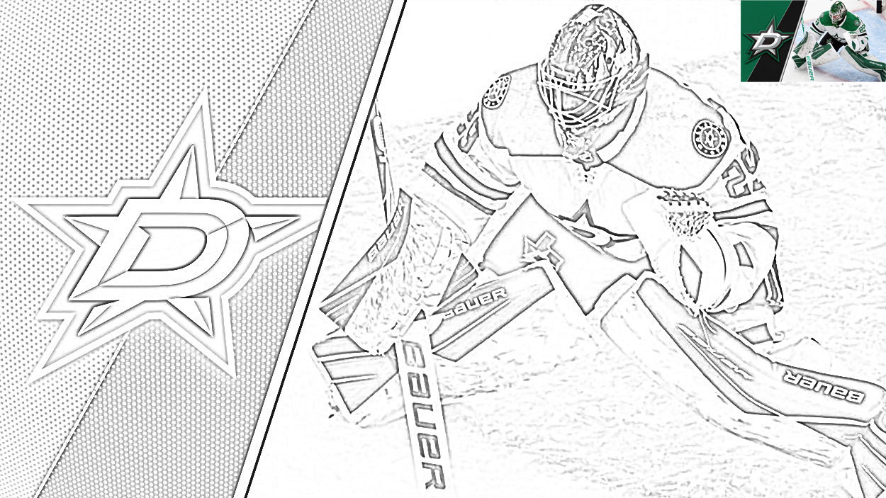 hockey coloring pages penguins