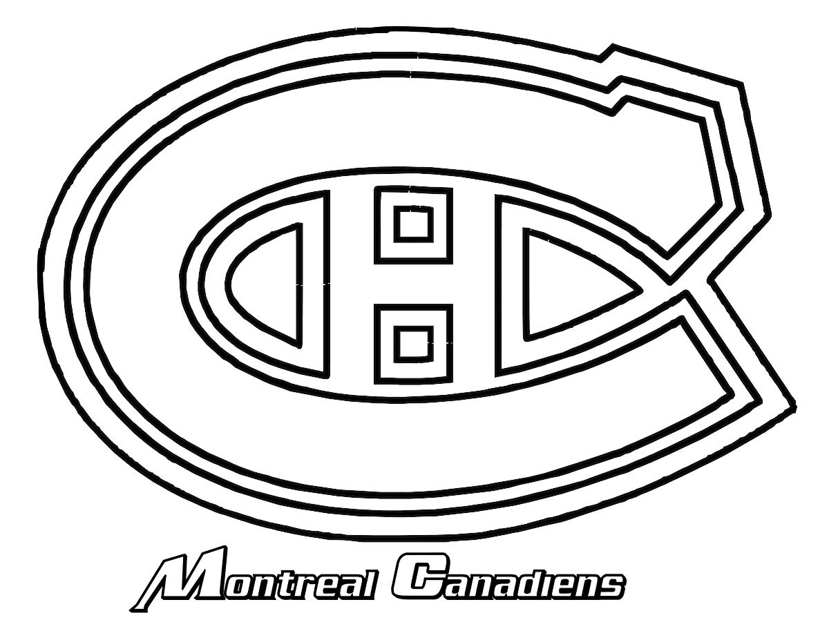 NHL Team Logos Coloring Pages 