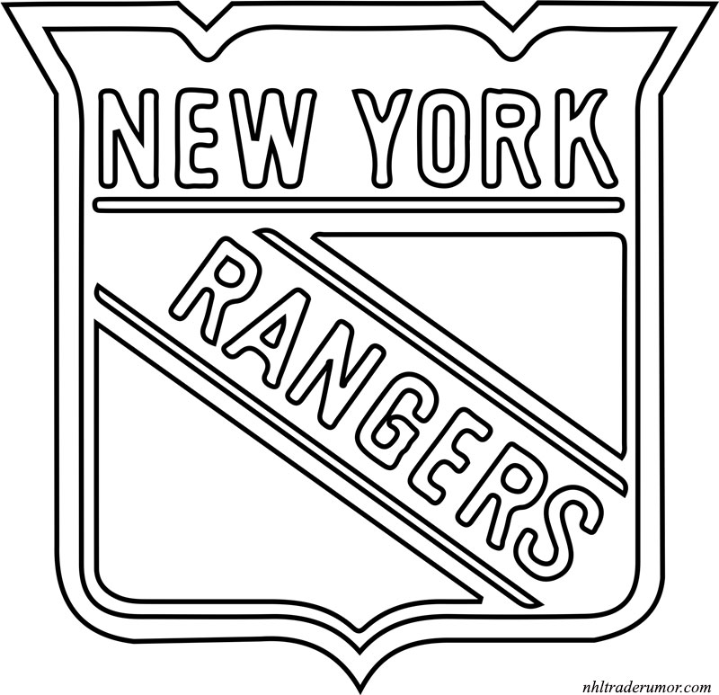 New York Rangers Printable coloring page