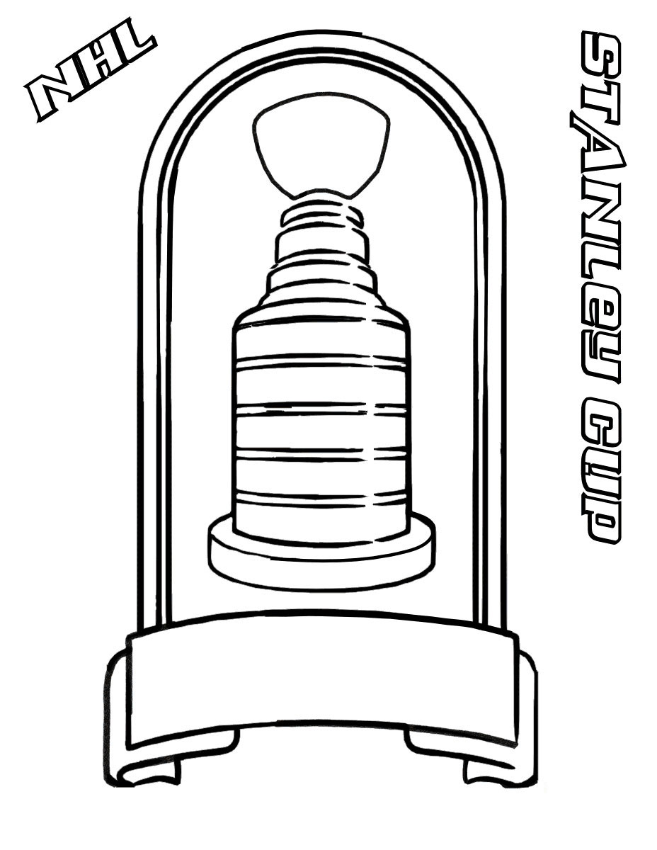 Stanley Cup coloring page