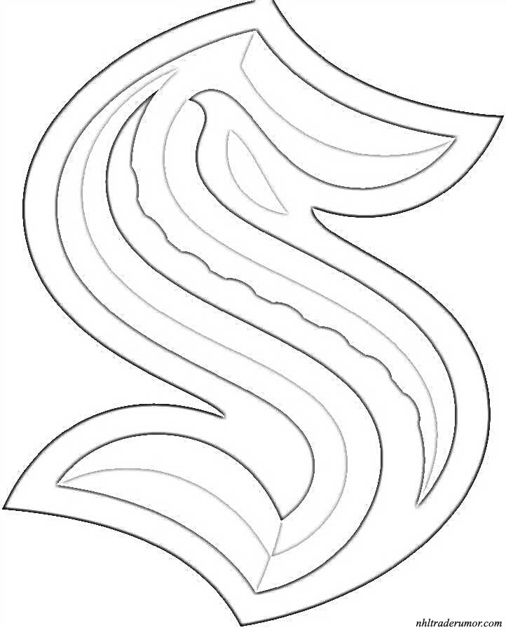 NHL Team Logos Coloring Pages 