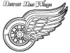 Detroit Red Wings coloring page