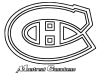Montreal Canadiens logo coloring page