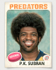 P.K. Subban retro hockey card