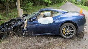 Jakub Voracek Ferrari Car Accident