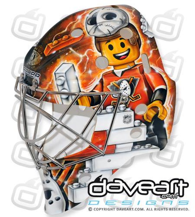 Frederik Andersen Lego Goalie Mask