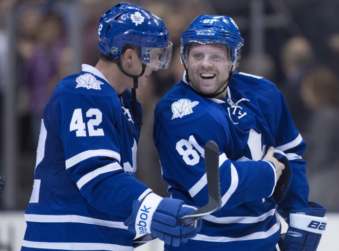 Tyler Bozak and Phil Kessel