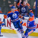 Ryan Nugent-Hopkins and Jordan Eberle