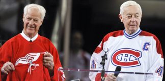 Gordie Howe and Jean Beliveau August 24 NHL History