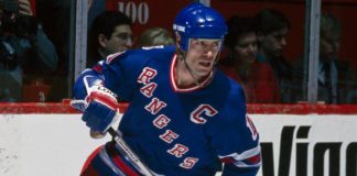 Mark Messier to trade from the Edmonton Oilers to the New York Rangers