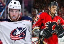 Could a Pierre-Luc Dubois for Sean Monahan trade be in the works? The Ducks, Kings, Rangers, Canadiens, Jets are still interested.