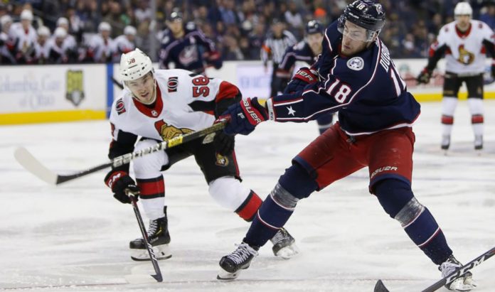 nhl trade rumors Pierre-Luc Dubois Can the Ottawa Senators work out a deal for Columbus Blue Jackets forward Pierre-Luc Dubois. It might take Tim Stuetzle.