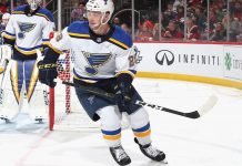 Vince Dunn is in the coaches dog house and it appears the Blues are looking to trade him