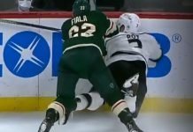 Will Kevin Fiala be suspended for his hit on Matt Roy? If so, how many games should he get?