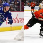 A Danton Heinen for Jake Virtanen trade is in the works, but can both teams agree on a trade as money is holding back the deal.
