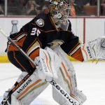 The Pittsburgh Penguins and Colorado Avalanche are showing interest in Anaheim Ducks goalie John Gibson.