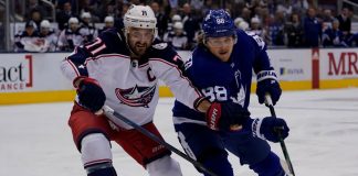The Toronto Maple Leafs and New York Islanders have interest in Nick Foligno. Will the Columbus Blue Jackets trade him?