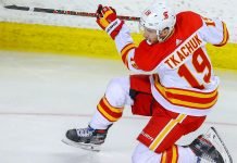Will the New York Rangers make a trade for Calgary Flames forward Matthew Tkachuk? They will have to trade Kakko or Lafreniere for a trade to happen.