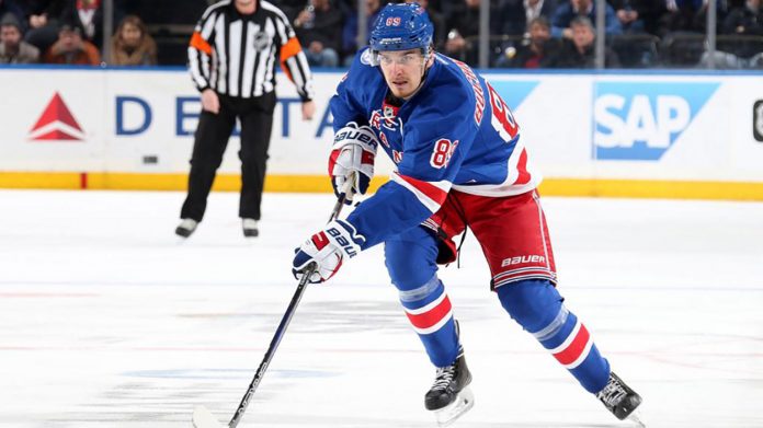 NHL trade rumors are going around that the New York Rangers are looking at trading forward Pavel Buchnevich.
