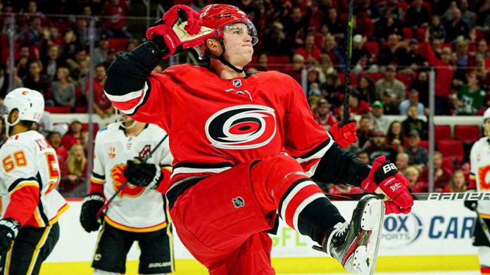 The Carolina Hurricanes have agreed to terms with forward Andrei Svechnikov on an eight-year contract.