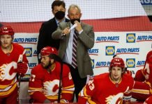 If the Calgary Flames struggle the first half of the season one of Johnny Gaudreau, Matthew Tkachuk or Sean Monahan will be traded.