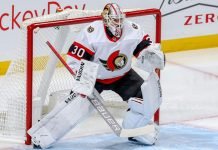Ottawa Senators goalie Matt Murray is headed to the injured reserve with the head and neck injury he suffered against the New York Rangers.