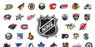View the logos of all 32 NHL teams