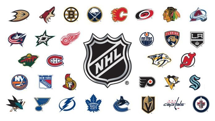 View the logos of all 32 NHL teams