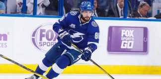 Tampa Bay Lightning forward Nikita Kucherov is expected to miss eight-to-10 weeks after undergoing surgery on a lower-body injury.