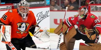 Will the Edmonton Oilers look to upgrade their goaltending? If they do, they could target Marc-Andre Fleury or John Gibson.