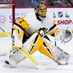 The Pittsburgh Penguins are looking to trade for a backup goalie. Options are Braden Holtby, Joonas Korpisalo or Petr Mrazek.