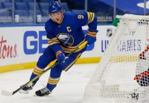 Calgary Flames are interested in making a trade for Jack Eichel. The Sabres are seeking a 1st round pick, top prospect, dman and top-6 forward.