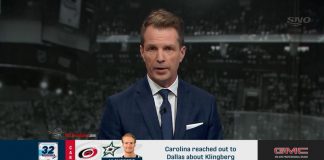 NHL trade rumor chatter has the Carolina Hurricanes contacting the Dallas Stars about making a trade for John Klingberg.
