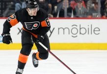 The Colorado Avalanche have claimed forward Nicolas Aube-Kubel off waivers from the Philadelphia Flyers.