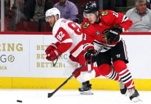 In the latest NHL waiver wire news, the Chicago Blackhawks have placed Adam Gaudette on waivers.