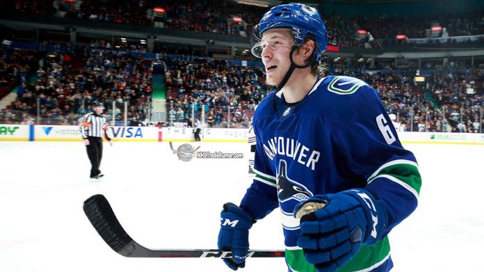 In the latest NHL rumors can the Vancouver Canucks re-sign Brock Boeser? If they can't he will be traded this offseason.
