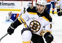 With NHL trade rumors circulating that Jake DeBrusk has requested a trade, could the Calgary Flames offer up Nikita Zadorov for DeBrusk?