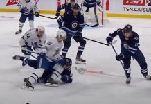 Toronto Maple Leafs forward Jason Spezza has been suspended six games for his hit to the head of Winnipeg Jets Neal Poink.
