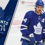 Auston Matthews sets a Toronto Maple Leafs record for scoring in nine consecutive road games with a goal against the Arizona Coyotes.