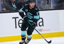 The Seattle Kraken will be without the services of Jaden Schwartz four - six weeks after having surgery on his hand.