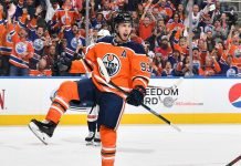 Ryan Nugent-Hopkins has been placed on injured reserve and he is expected to be out of the lineup for three to four weeks.