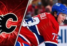 The Calgary Flames have completed a Tyler Toffoli trade in exchange for Tyler Pitlick, prospect Emil Heineman, a first-round pick and a 2024 fifth-round pick in return for Toffoli.