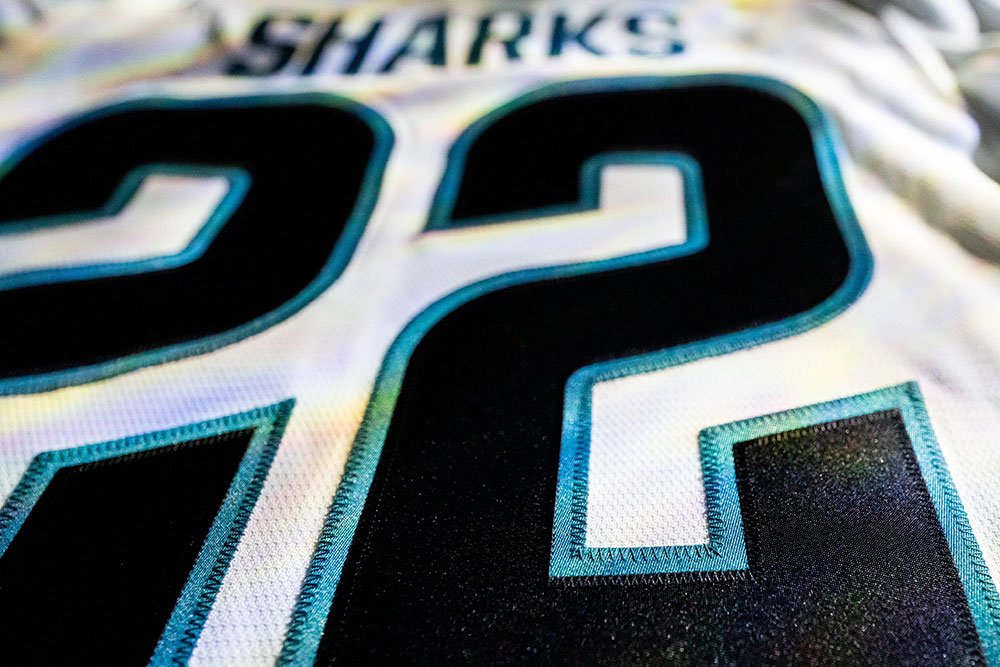 San Jose Sharks new uniform jersey number