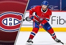 Jonathan Drouin shooting a puck
