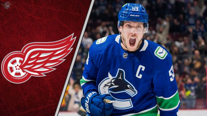 Bo Horvat trade to the Detroit Red Wings Bo Horvat Detroit Red Wings