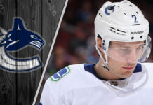 Vancouver Canucks defenseman Luke Schenn