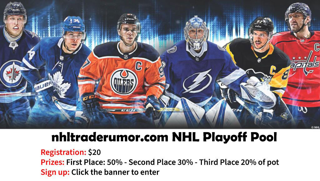 NHL Playoff Pool entry form