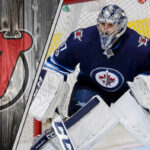 Picture of Connor Hellebuyck. Will the New Jersey Devils trade for Hellebuyck?
