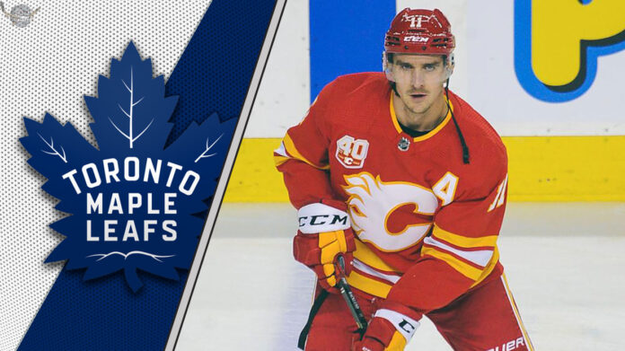 Picture of Mikael Backlund. Will the Leafs make a trade for him?