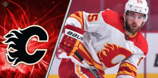 Picture of Noah Hanifin. Will the Calgary Flames trade Hanifin?